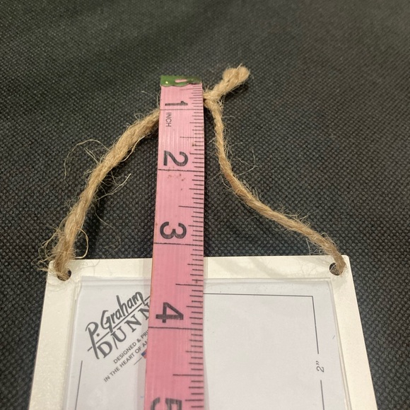 Wooden Baby’s 1st Christmas wooden hanging frame from P. Graham Dunn - Picture 5 of 5